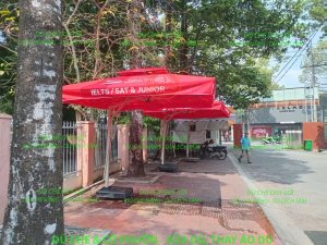 Dự Án 1000 Cây Dù Lệch Tâm Vuông 3x3m Hai Tầng DOL English Tặng Bệnh Viện, Cơ Sở Y Tế Tại TP.HCM Và Phía Nam